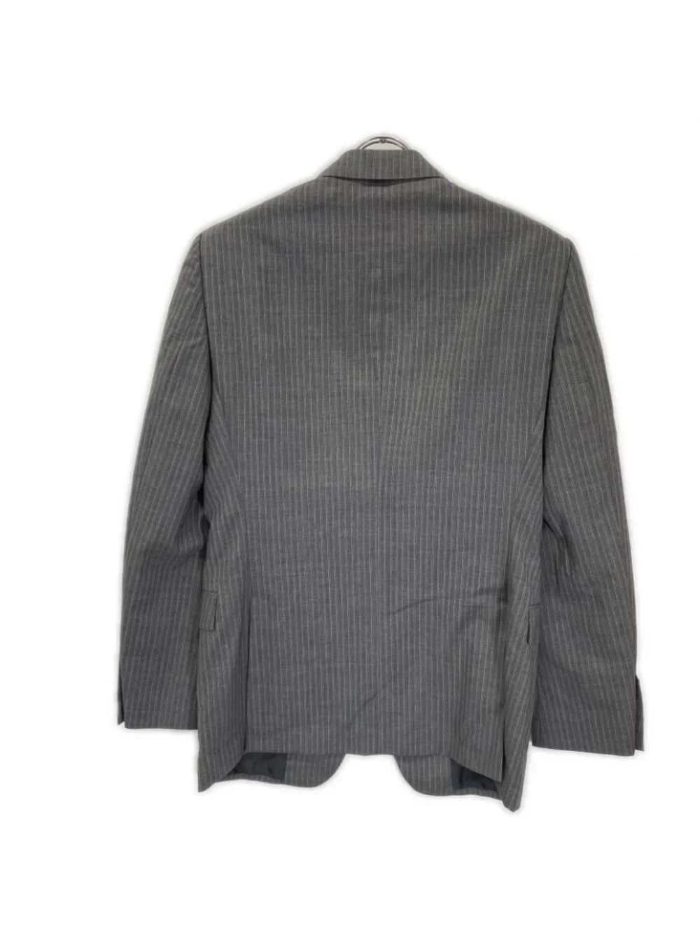 Gucci Gray Wool Striped Single Suit 46